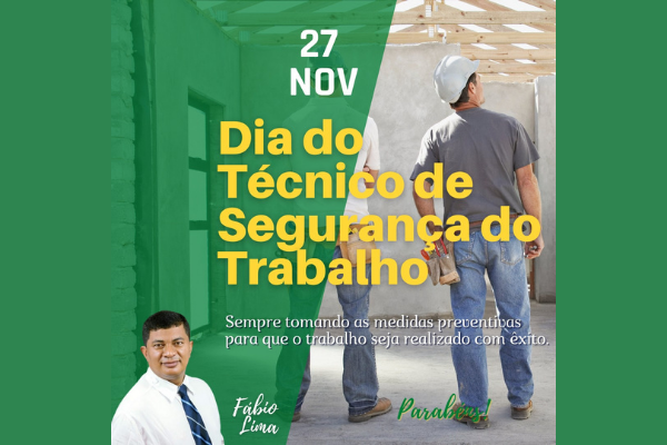 Read more about the article 27 de Novembro Dia do Técnico de Segurança no Trabalho